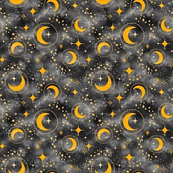 Charcoal - Crescent Moons And Stars
